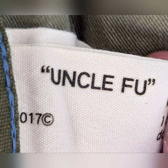 Uncle Fu dark green khaki utility pants. Straight loose leg. 30 waist. - Picture 3 of 14